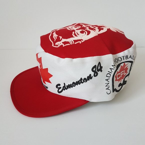 RARE Vintage CFL Grey Cup Edmonton 1984 KFC Adjustable Hat Mens Hat Womens Hat - Picture 10 of 15
